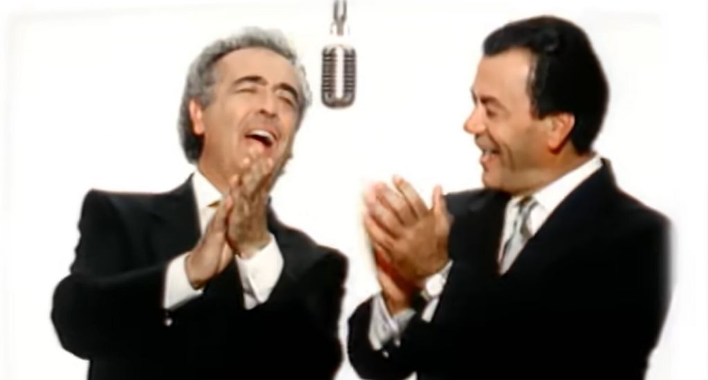 Los Del Rio in the iconic Macarena music video.