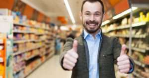 Man in Supermarket