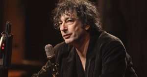 Neil Gaiman hosting a podcast