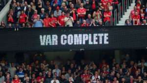 VAR complete sign