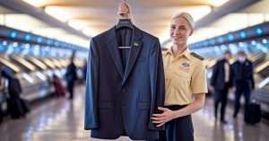 Zelensky's suit found at airport