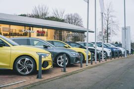 audi a3s on dealer forecourt (1)