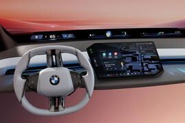 New BMW iDrive dashboard