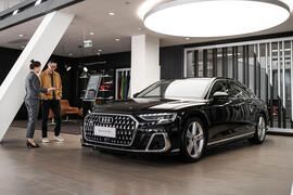 Audi A8L in China showroom