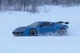 Alpine A310 test mule side