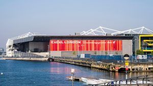 View of the ExCeL Centre, which hosts London International Horse Show