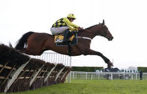 James Bowen and Sir Gino on their way to winning at Cheltenham's Festival Trials Day - Sir Gino is now favourite for the JCB Triumph Hurdle at the Cheltenham Festival in March