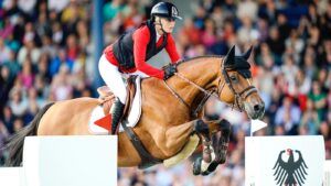 Jana Wargers and Limbridge at Aachen in 2024.