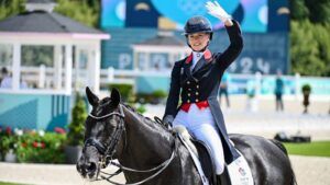 FEI Dressage World Cup Final entries: Lottie Fry and Glamourdale, pictured at the Paris 2024 Olympic Games, will carry Britain’s hopes at the 2025 FEI Dressage World Cup Final.