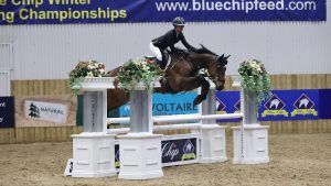 Grassroots Showjumping Championships Bex Mason wins on Rarity at the Blue Chip Championships 2022