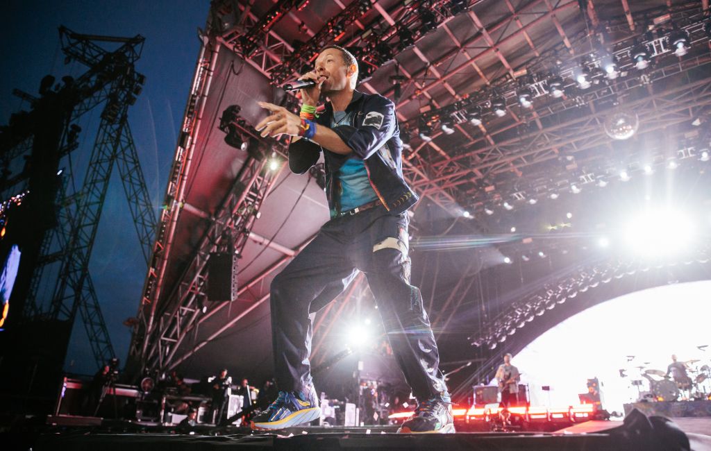 Coldplay live at Glastonbury 2024. Credit: Andy Ford for NME