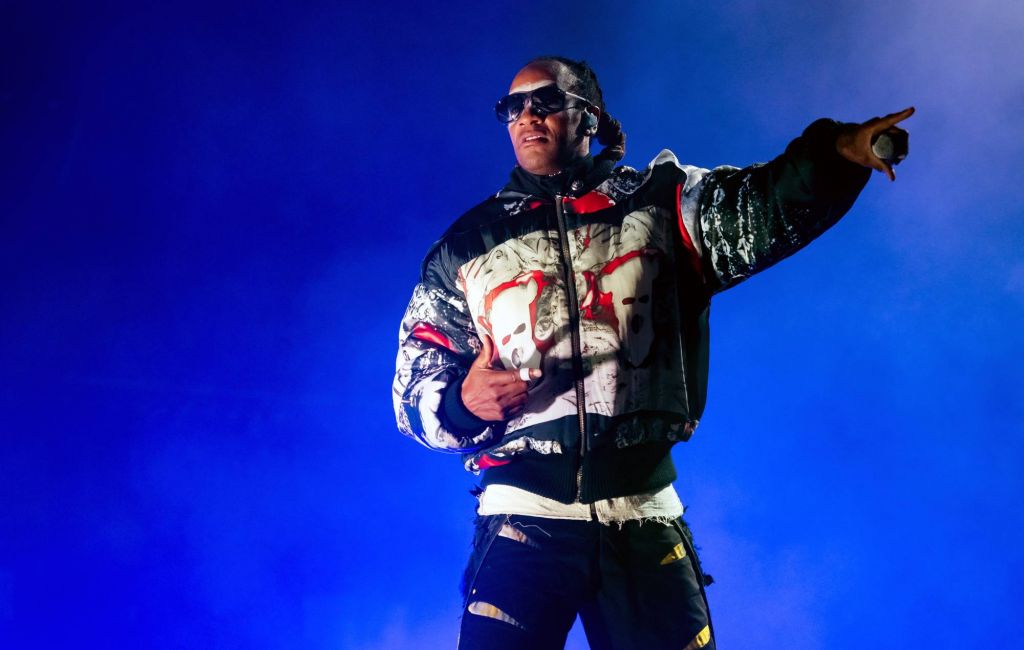 Maxim of The Prodigy performs on the Chevron Stage during day two of Leeds Festival 2024 at Bramham Park on August 24, 2024 in Leeds, England. (Photo by Matthew Baker/Getty Images)