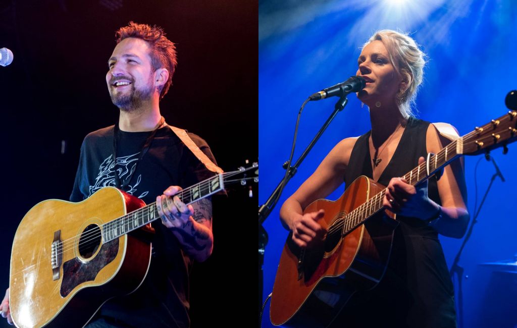 Frank Turner and Jess Guise. Credit: Lorne Thomson and Ollie Millington via Getty