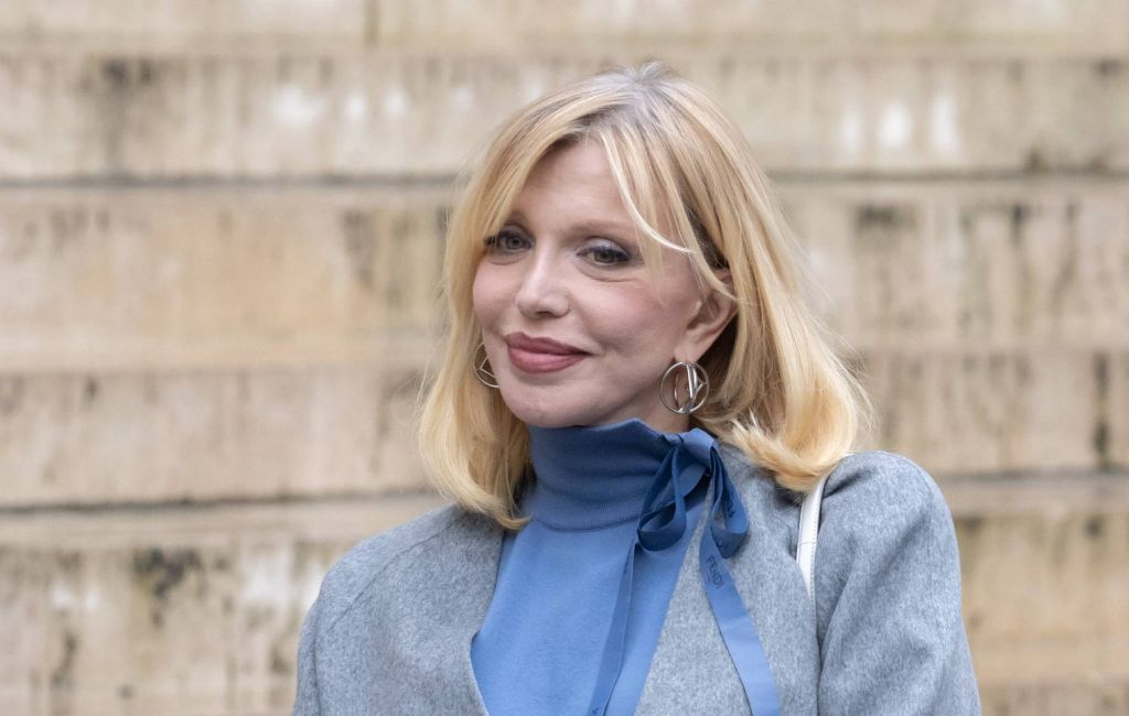 Courtney Love attends the Fendi Couture Haute Couture Spring Summer 2023 show as part of Paris Fashion Week on January 26, 2023 in Paris, France. (Photo by Arnold Jerocki/Getty Images)