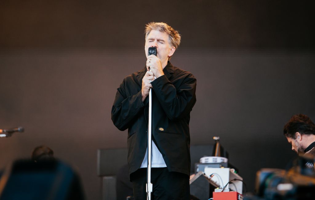 LCD Soundsystem live at Glastonbury 2024. Credit: Andy Ford for NME