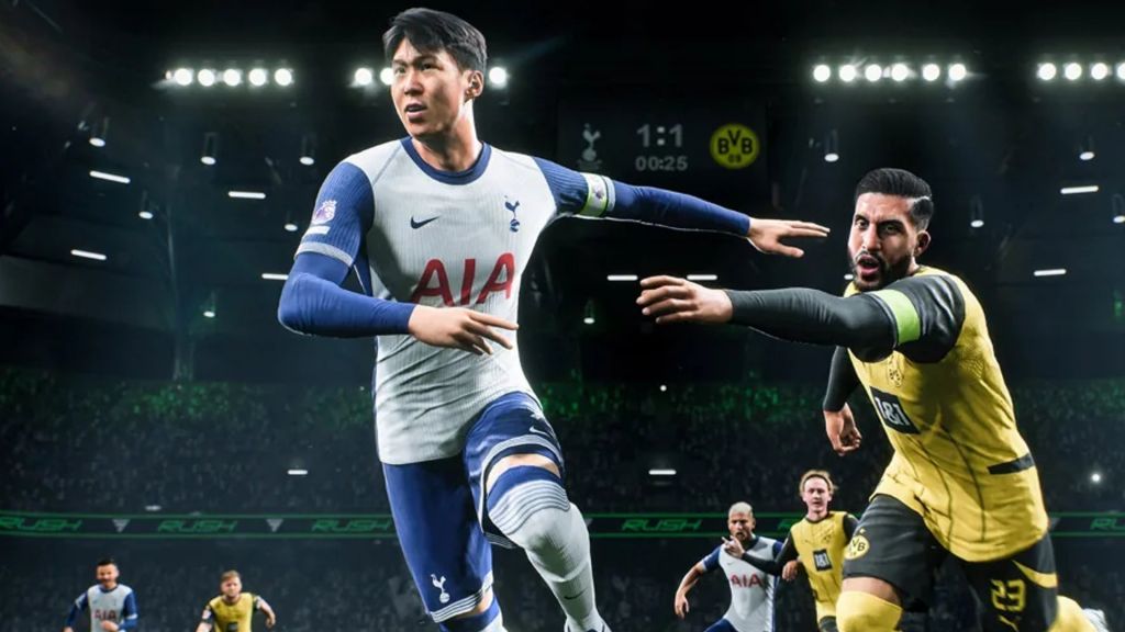 EA Sports FC 25 10 Hour Trial: Two players can be seen on the pitch