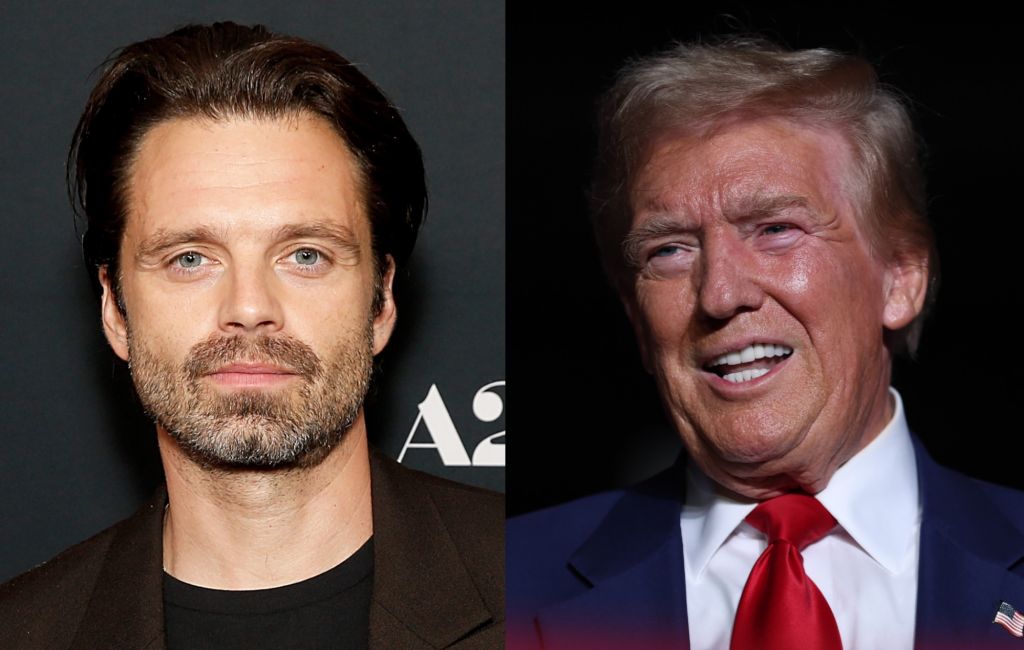 Sebastian Stan and Donald Trump