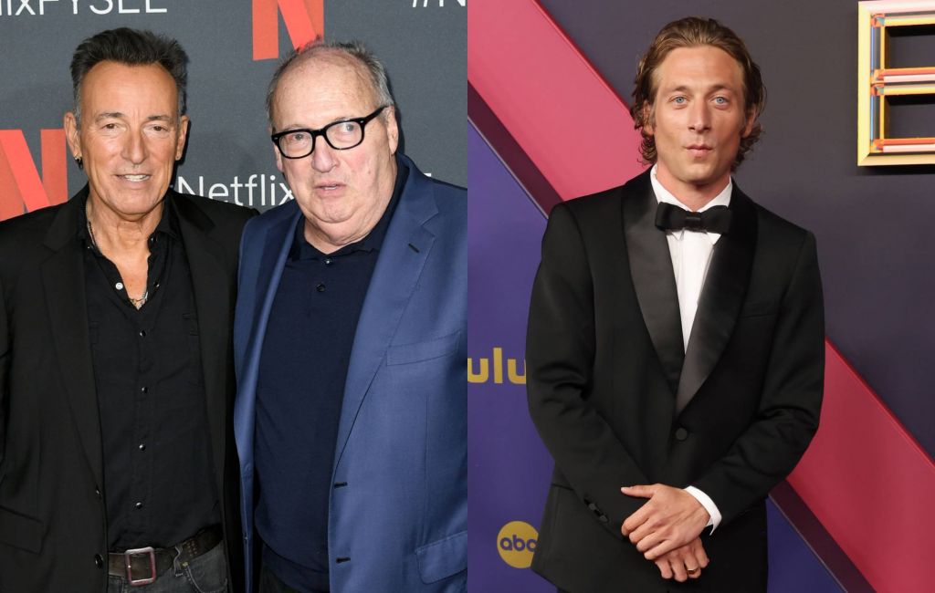 Bruce Springsteen, Jon Landau and Jeremy Allen White