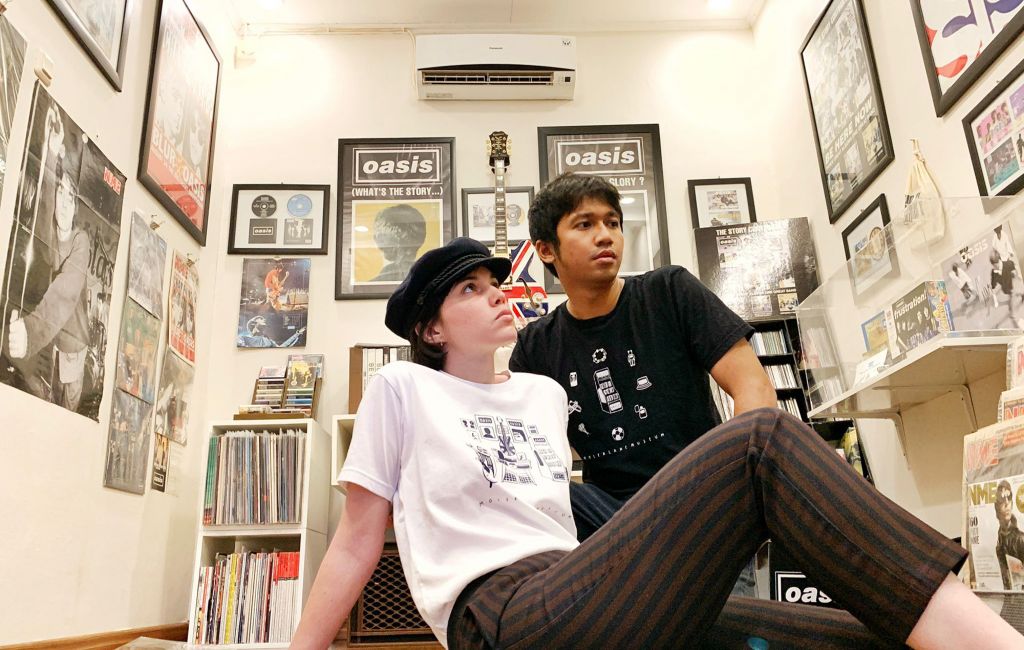 Ilham Priananda and his wife at MolekLane, photo by Ilham Priananda