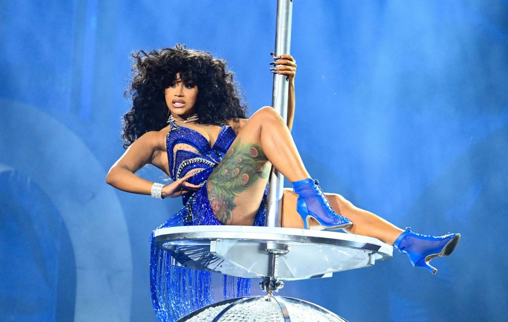 Cardi B performs onstage at the MTV Video Music Awards