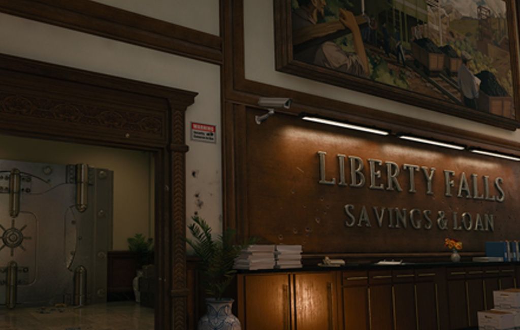 Call of Duty: Black Ops 6 Liberty Falls Vault Code: The Vault can be seen in the bank