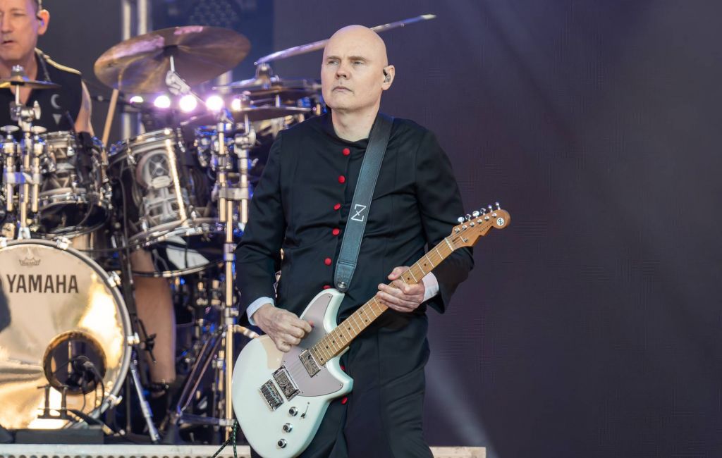 Billy Corgan of the band The Smashing Pumpkins is seen on "Jimmy Kimmel Live" on September 17, 2024 in Los Angeles, California. (Photo by RB/Bauer-Griffin/GC Images)