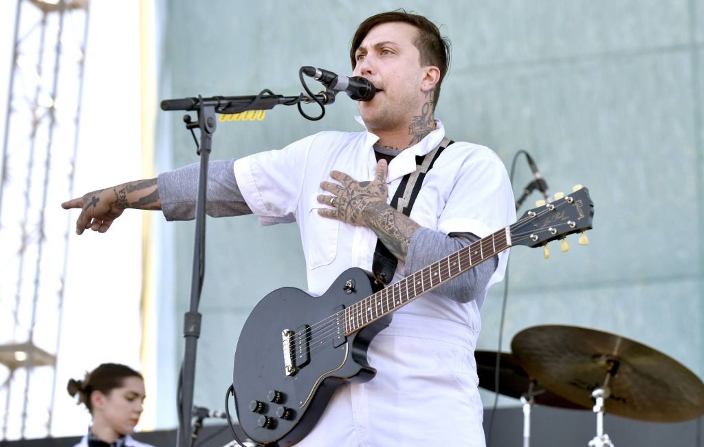 Frank Iero performs during the Vans Warped Tour 25th Anniversary on July 20, 2019 in Mountain View, California. (Photo by Tim Mosenfelder/Getty Images)