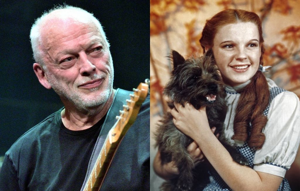 David Gilmour and Judy Garland, as Dorothy Gale, in 'The Wizard Of Oz'