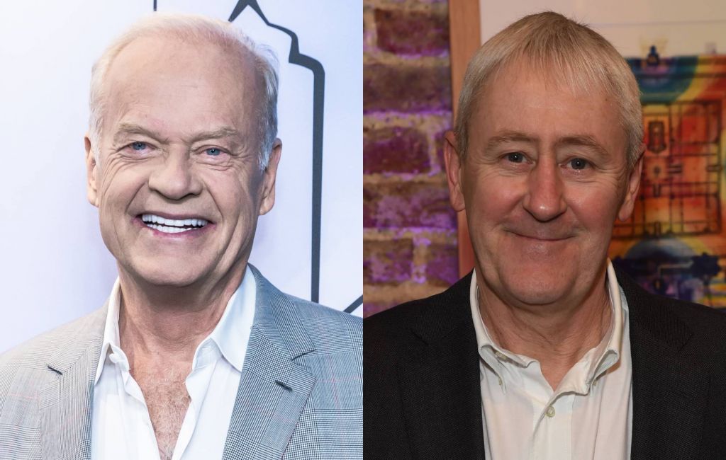 Kelsey Grammer and Nicholas Lyndhurst split image