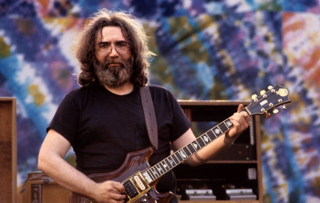 Jerry Garcia performing with the Grateful Dead at the Greek Theater in Berkeley on May 22, 1982. (Photo by Clayton Call/Redferns)