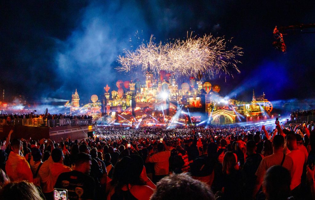 A general view of the atmosphere as part of Tomorrowland 2024