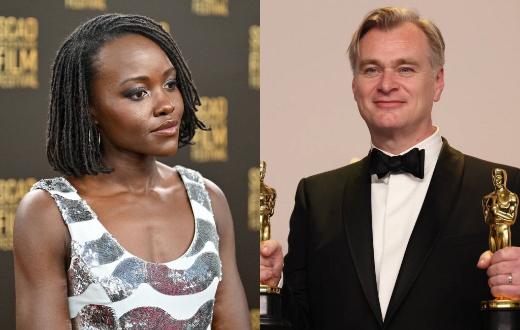 Lupita Nyong'o and Christopher Nolan