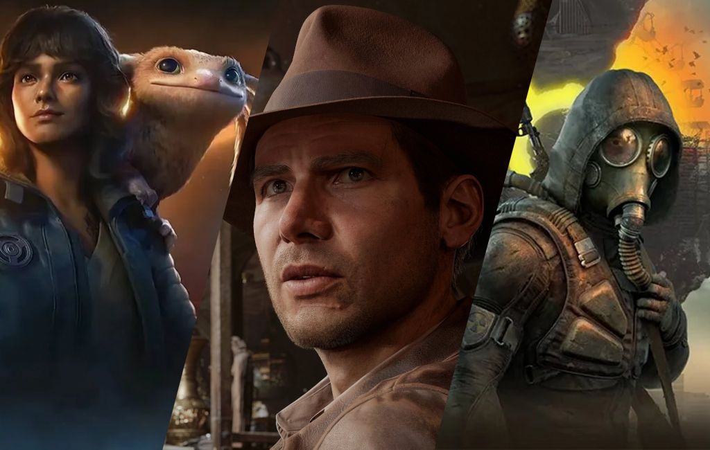 2024 Game Releases: Kay Vess, Indiana Jones, and a survivor from The Zone in Stalker can be seen