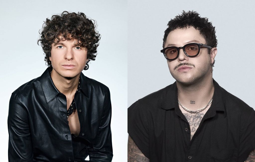 The Kooks frontman Luke Pritchard and loveltheband's Mitchy Collins