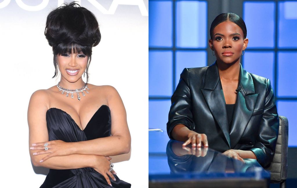 Cardi B and Candace Owens. Credit: Jacopo M. Raule and Jason Davis via GETTY