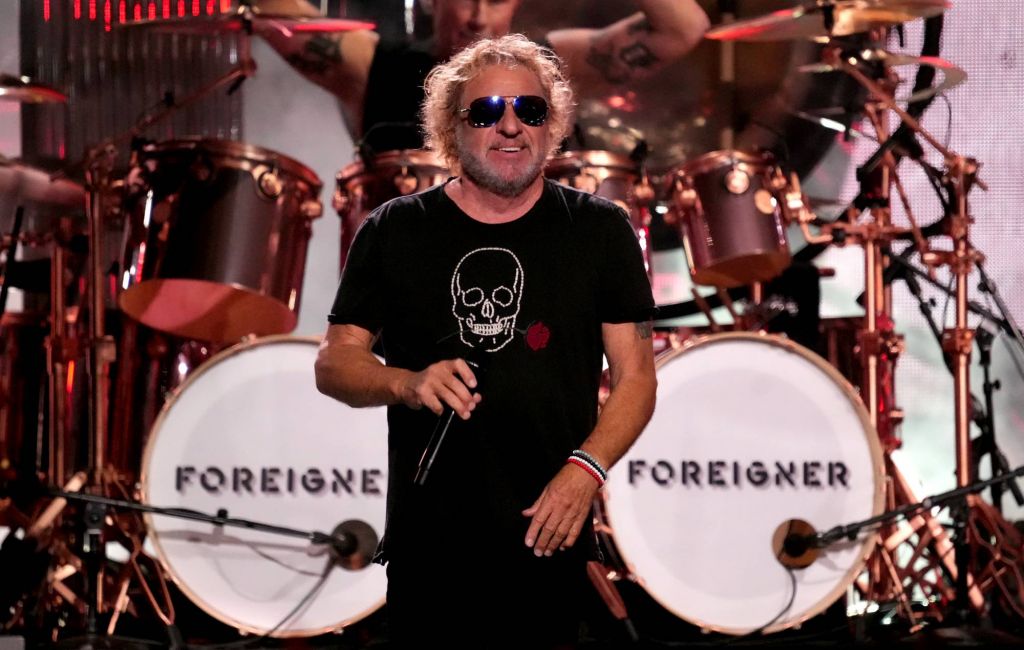 Sammy Hagar performs onstage at the 2024 Rock & Roll Hall Of Fame Induction Ceremony. (Photo by Jeff Kravitz/FilmMagic)