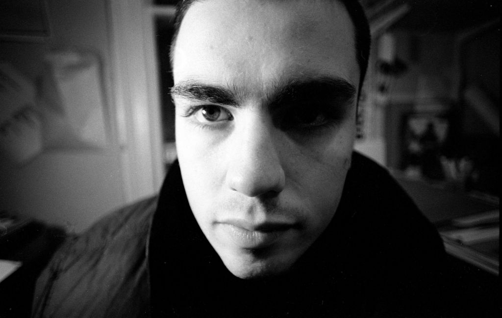 Jonathan Saul Kane (aka Depth Charge and The Octagon Man), portrait, London, United Kingdom, 1990.