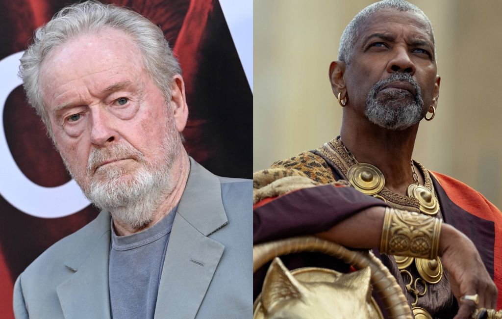 Ridley Scott and Denzel Washington