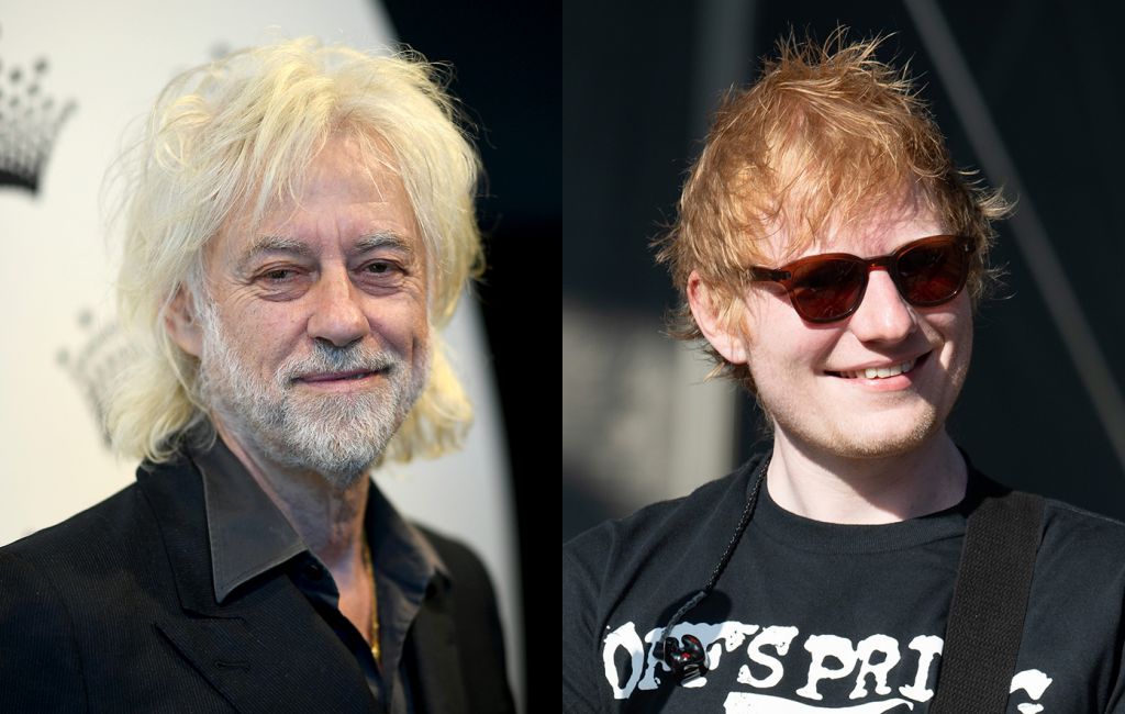 Bob Geldof Ed Sheeran