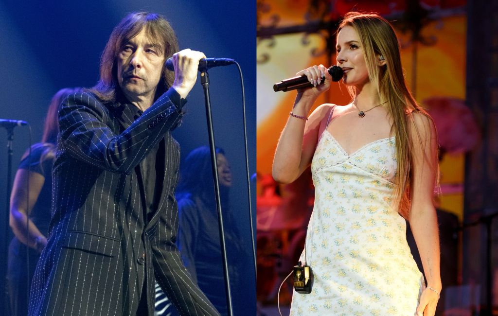 Bobby Gillespie of Primal Scream and Lana Del Rey