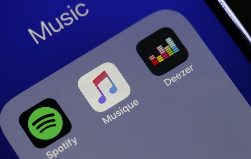 Spotify, Apple Music, Deezer