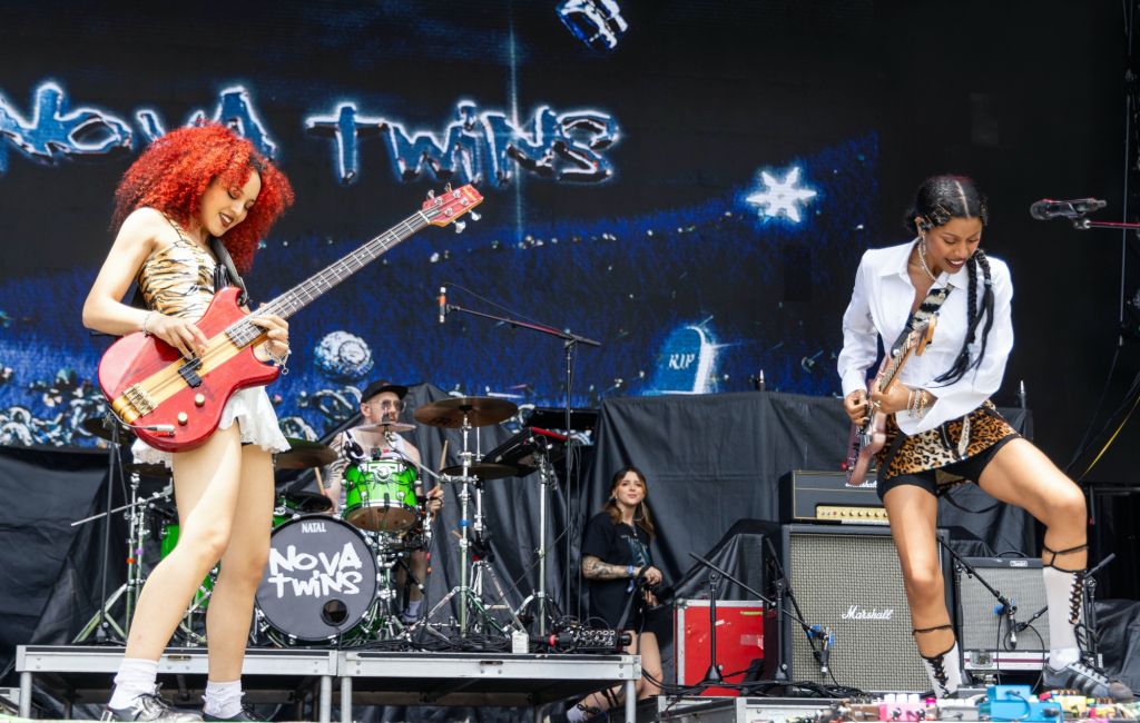 Nova Twins performing live on stage