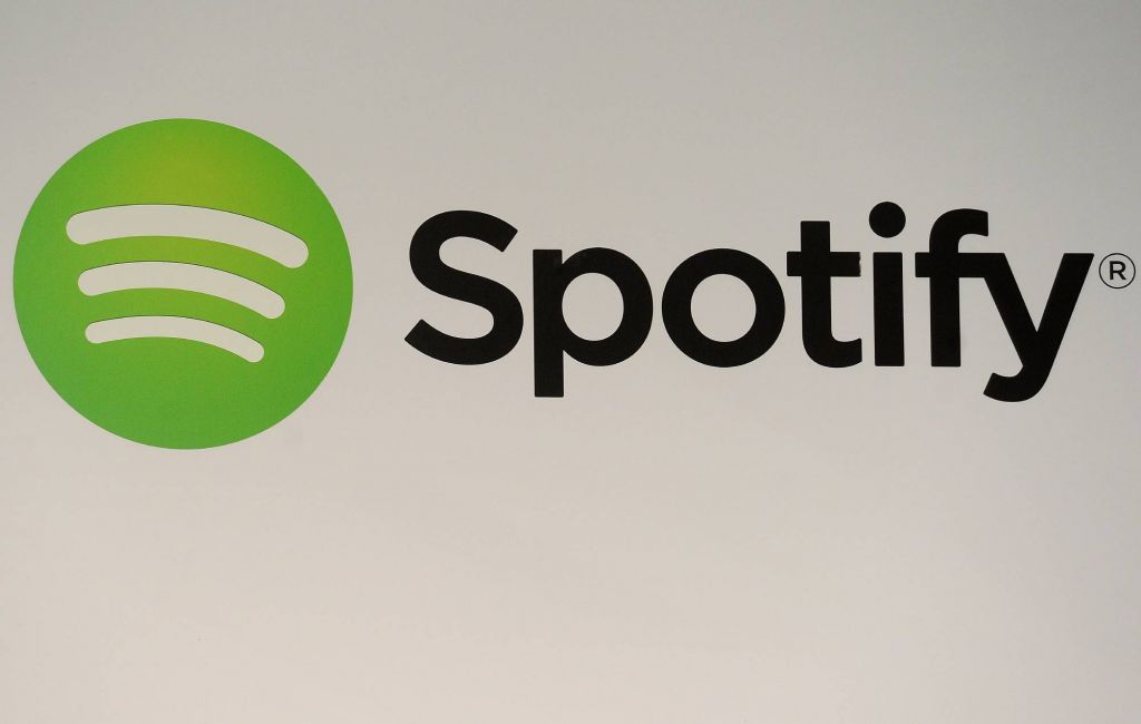 A Spotify logo. (Photo by Emmanuel DUNAND / AFP) (Photo by EMMANUEL DUNAND/AFP via Getty Images)