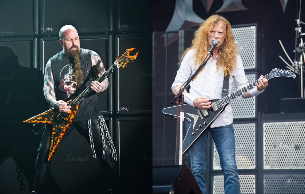 Kerry King and Dave Mustaine. Credit: David Wolf and Joseph Okpako via GETTY