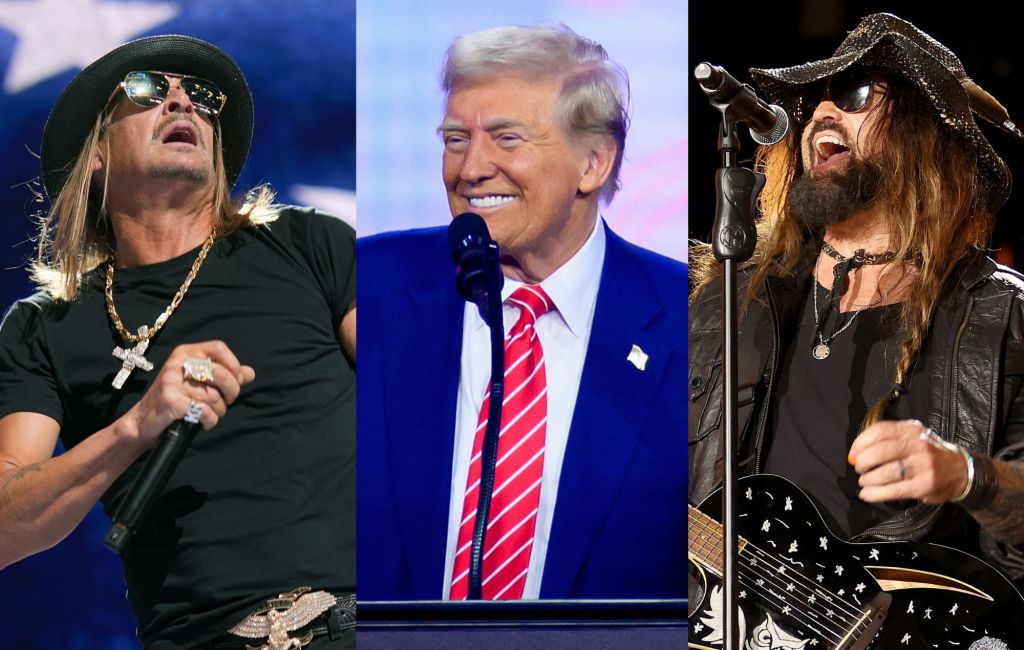 Kid Rock, Donald Trump and Billy Ray Cyrus