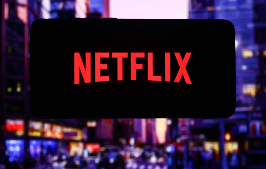 Netflix logo on screen