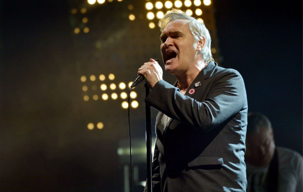 Morrissey performs live.