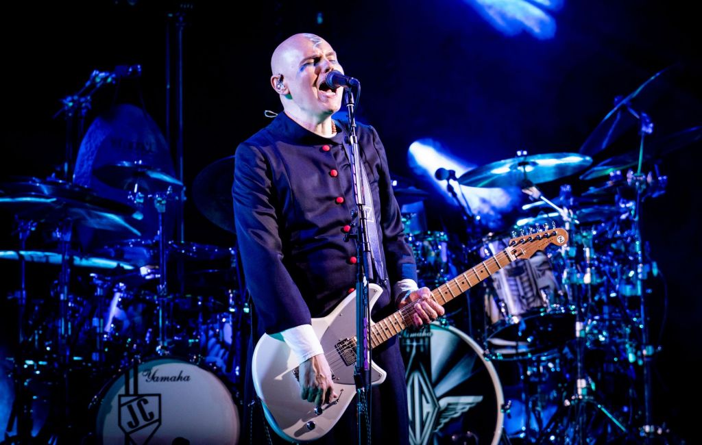 Billy Corgan of The Smashing Pumpkins performs in 2024