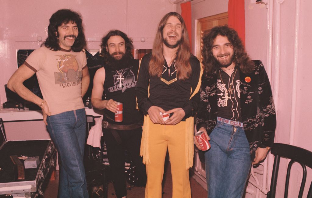 Tony Iommi, Bill Ward, Ozzy Osbourne and Geezer Butler of Black Sabbath