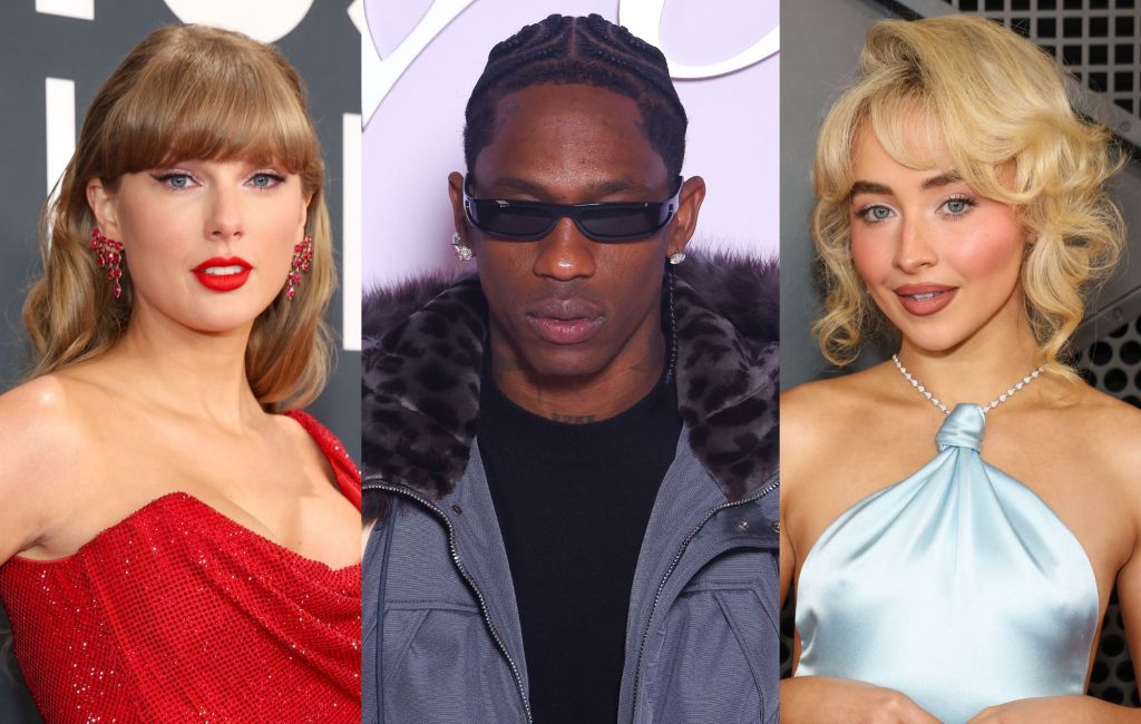 Taylor Swift, Travis Scott and Sabrina Carpenter